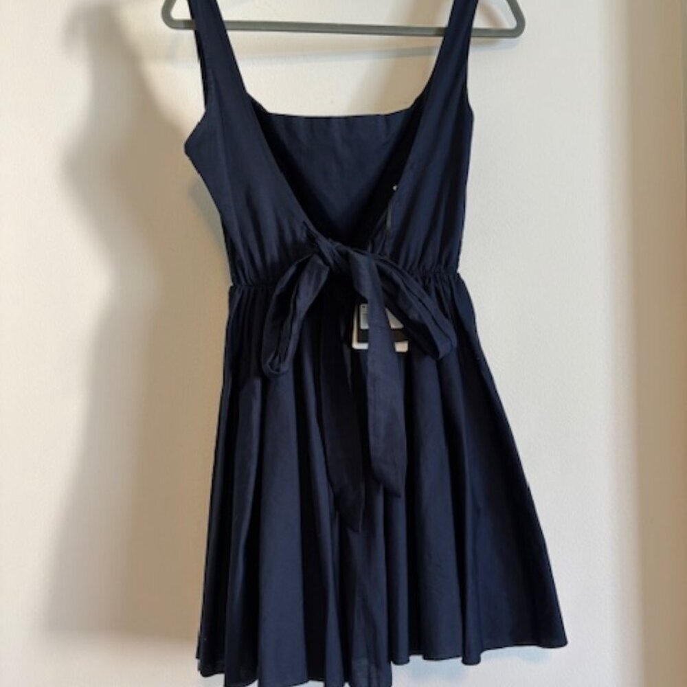 ADORA abito mini dress navy blue size medium